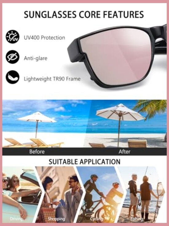 Polarized Fit Over Glasses Sunglasses UV400 Protection for Driving Outdoor